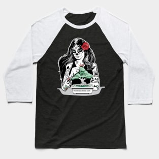 Bonsai Day of the Dead Girl Baseball T-Shirt